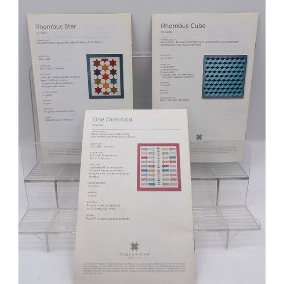 Missouri Star Quilt Pattern Booklets Lot of 3 - Picture 2 of 2